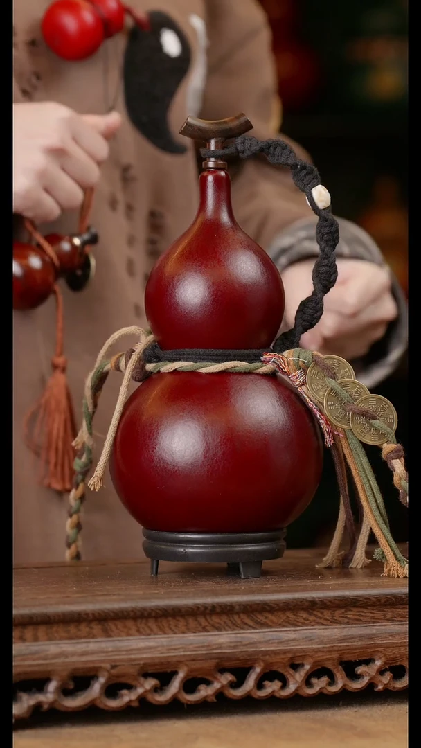221号精品天然大漆酒葫芦一物一拍~