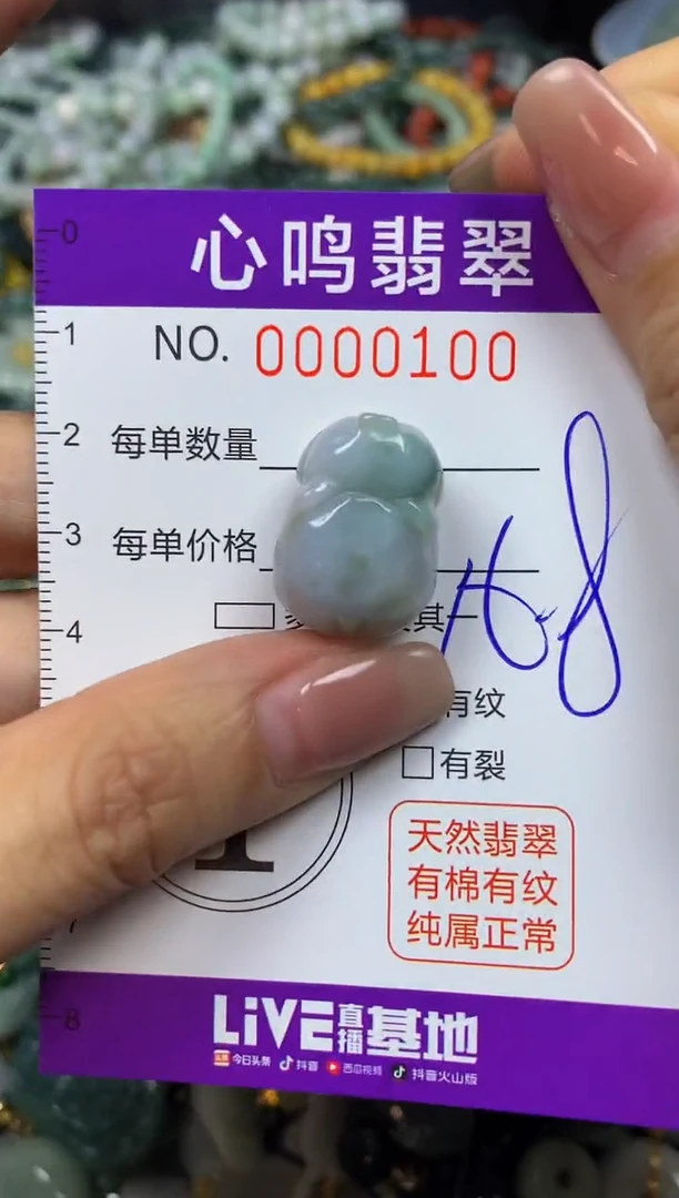 翡翠未镶嵌颈饰闪购00100