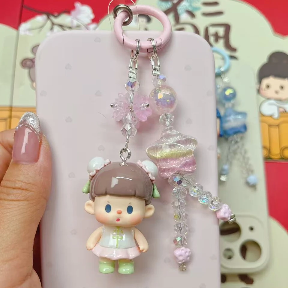 【拆盒】不二小国风萌粒系列潮玩盲盒国风迷你可爱手办