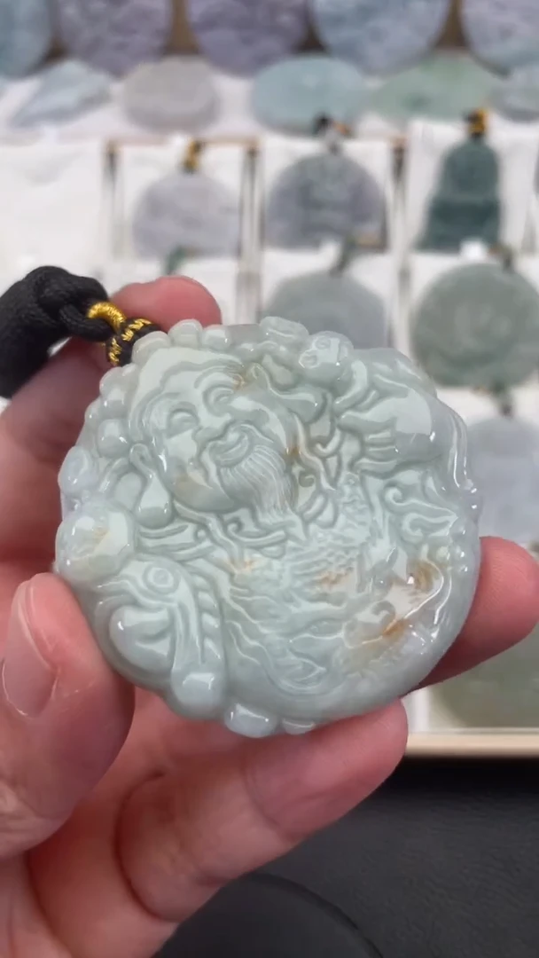 颈饰未镶嵌翡翠天然缅甸翡翠A货323