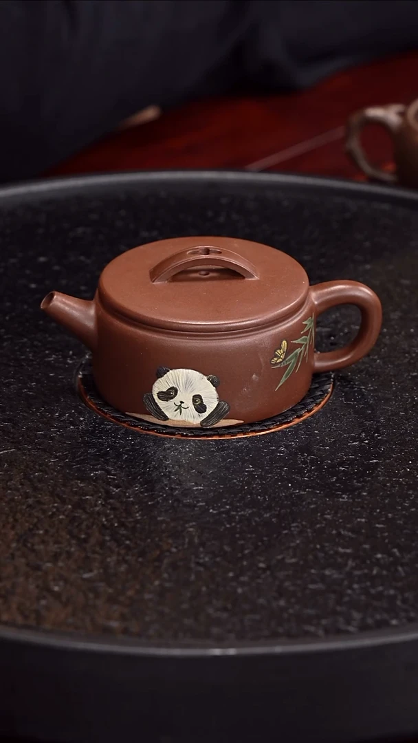 茶壶紫砂蒋氏工堂  汉瓦38 底槽清 140毫升