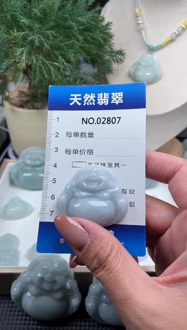 颈饰未镶嵌翡翠纯天然A货缅翡2807