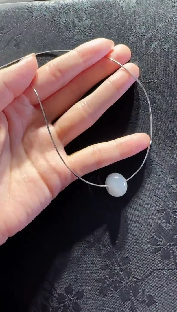 颈饰银S925镶嵌和田玉原创多样性发货其一