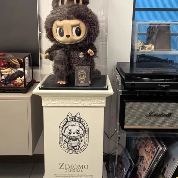 zimomo大天使大首领自制DIY罗马柱底座亚克力展示盒拉布布展示台