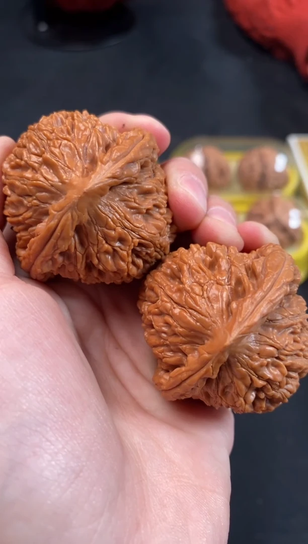 把件文玩核桃少**糖水龙纹44尺z298