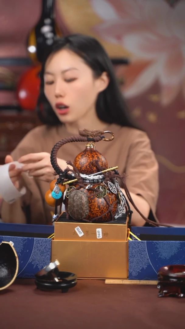 【闪购商品】469号600ml左右非遗漆器酒葫芦
