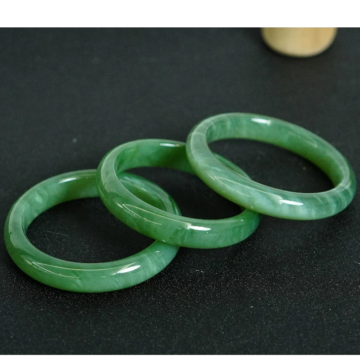 【天天专属】和田玉碧玉手镯（多样性发其一） BQ111421