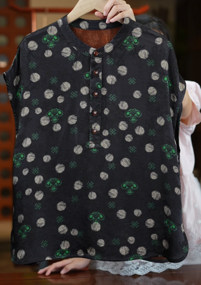 <<达人专属>>新中式国风提花上衣 T1636