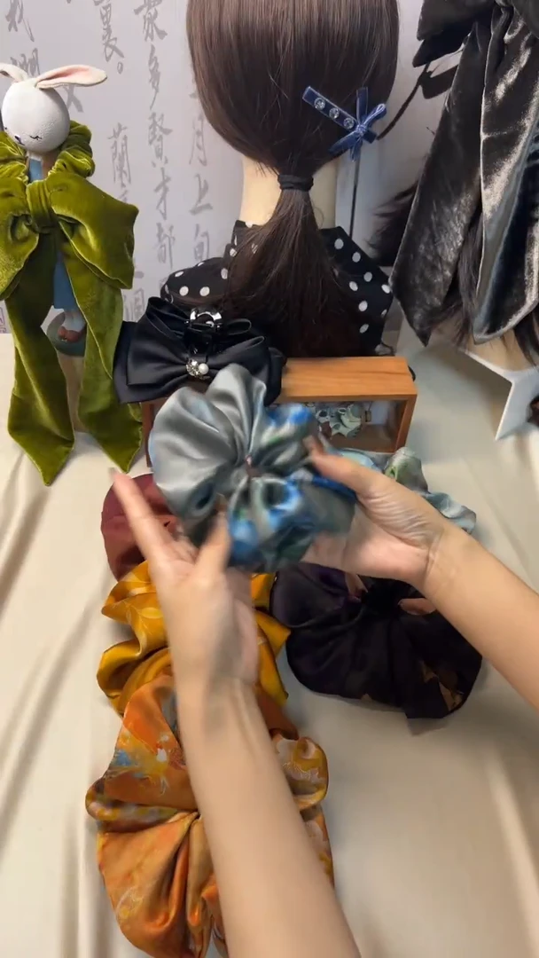 非金属布艺382发圈