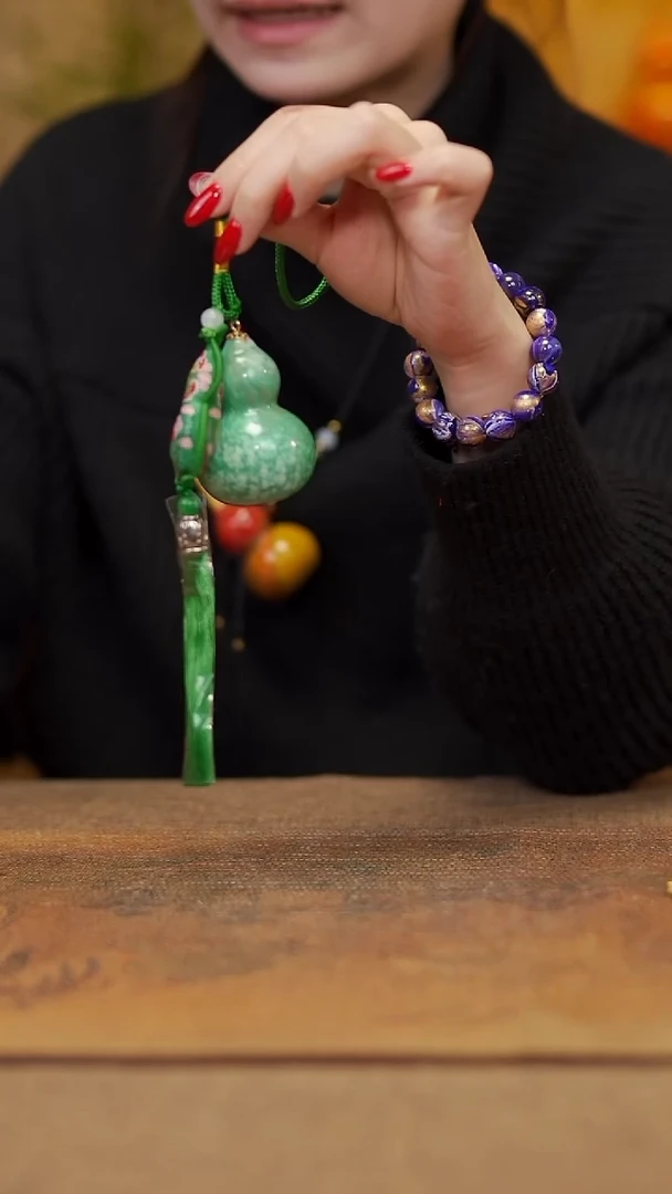 【闪购商品】347宴禾堂大漆脖挂葫芦68