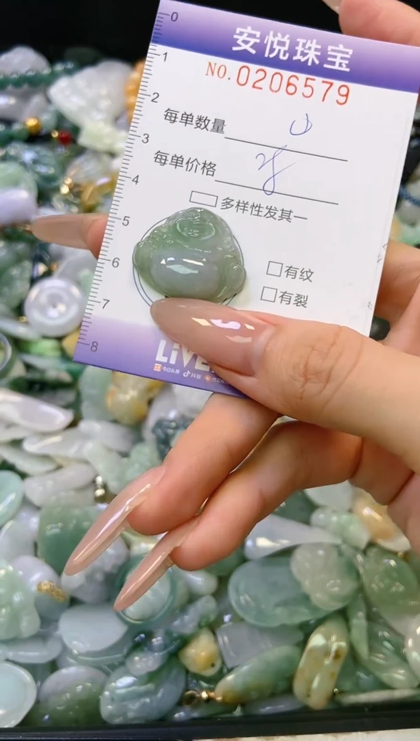 翡翠未镶嵌颈饰闪购0206579