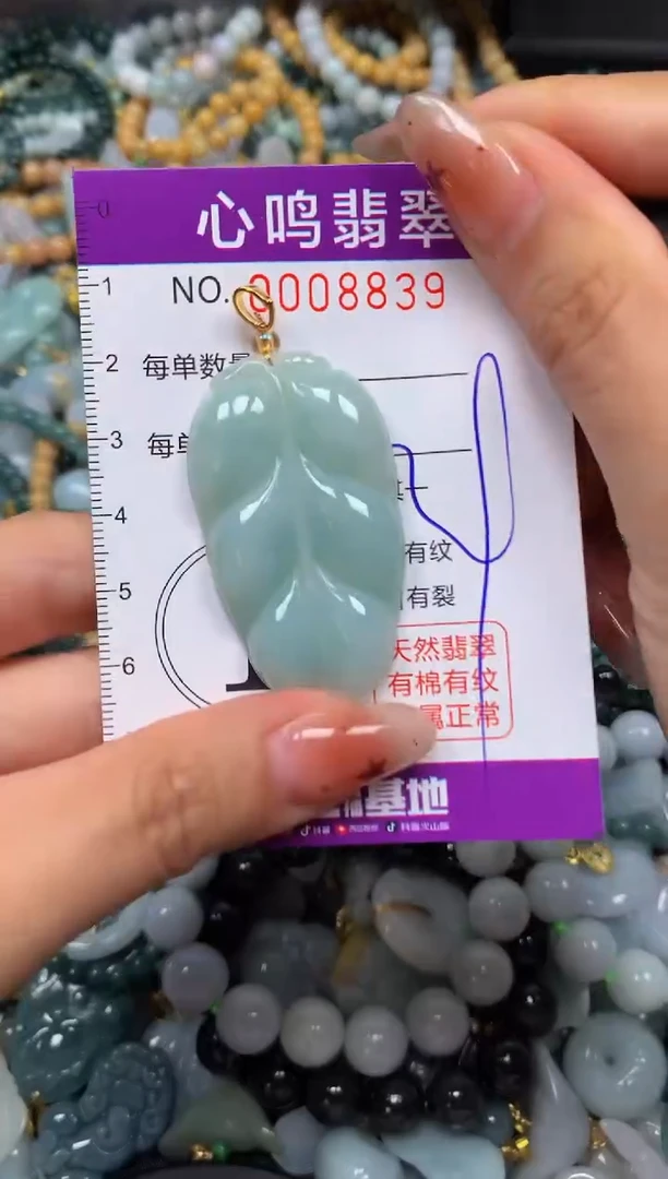 翡翠未镶嵌颈饰闪购008839