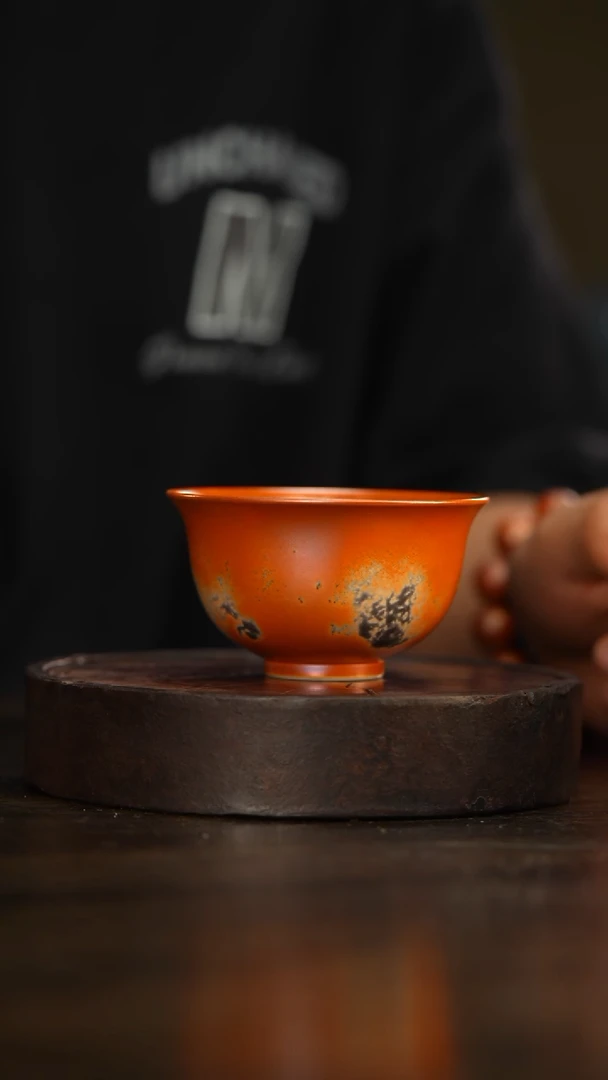 118柴房陶瓷柴烧老款主人杯