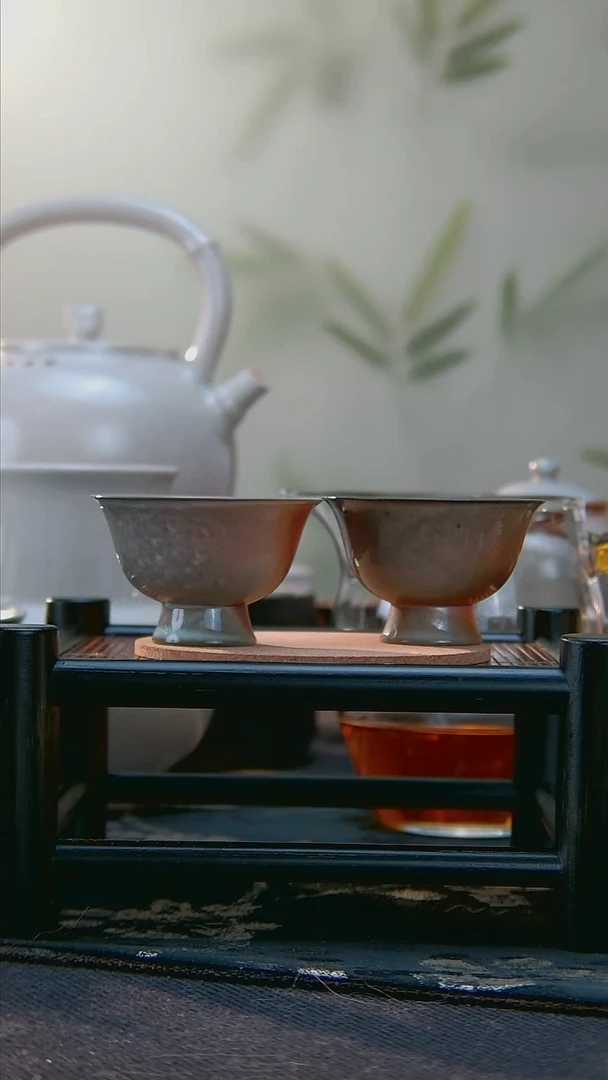 全品 柴烧款 超薄胎柴烧对杯