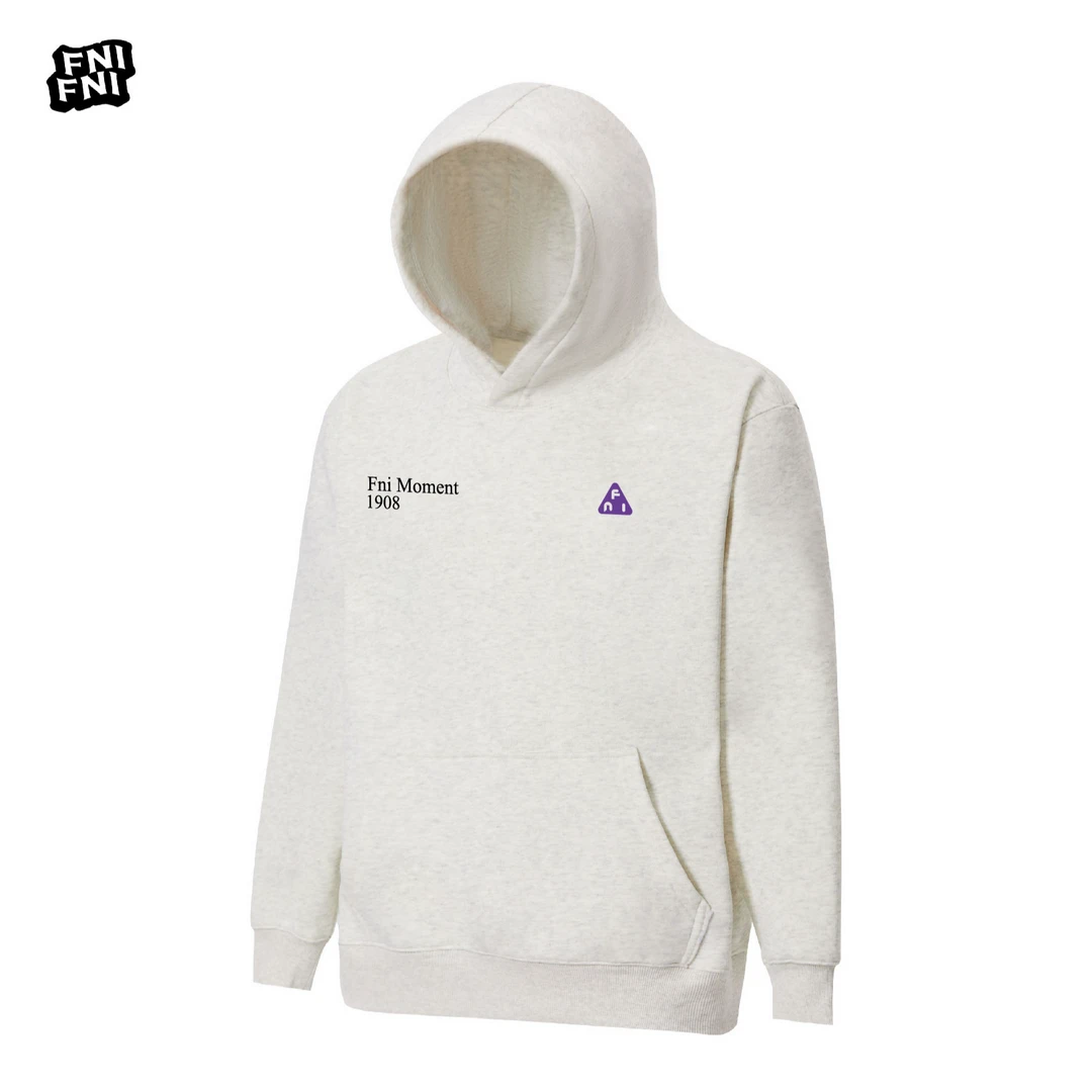 FNI黑标（1908）户外美式口袋连帽卫衣男女同款长袖冬加绒工艺