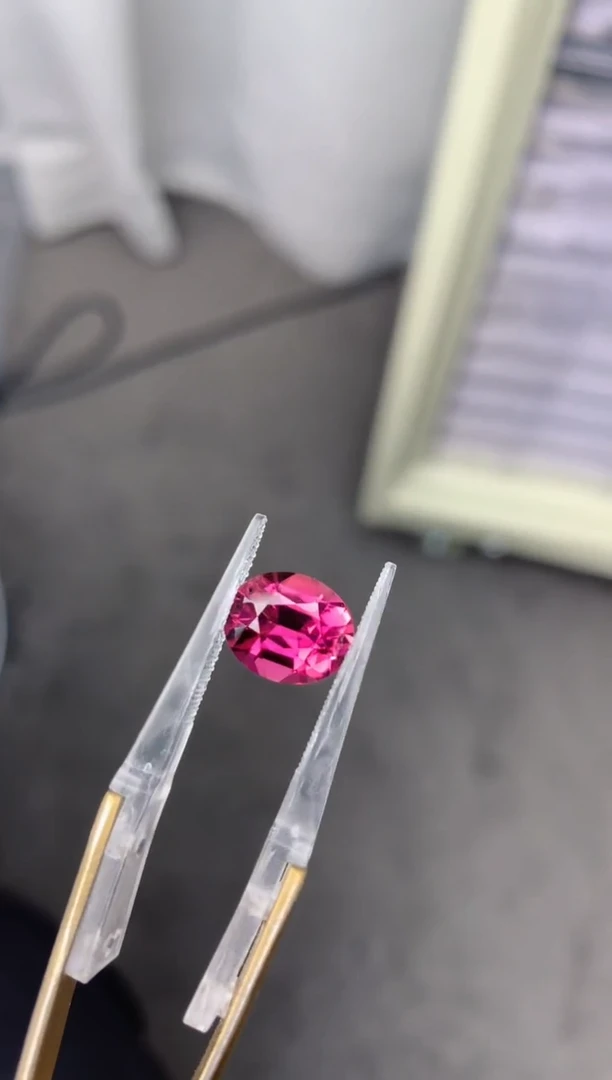 【闪购商品】碧玺裸石未镶嵌3.2ct 红粉色碧玺