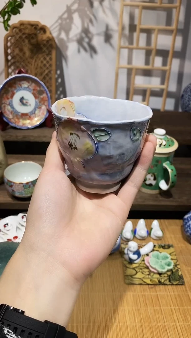 瓷片灶师手作陶杯