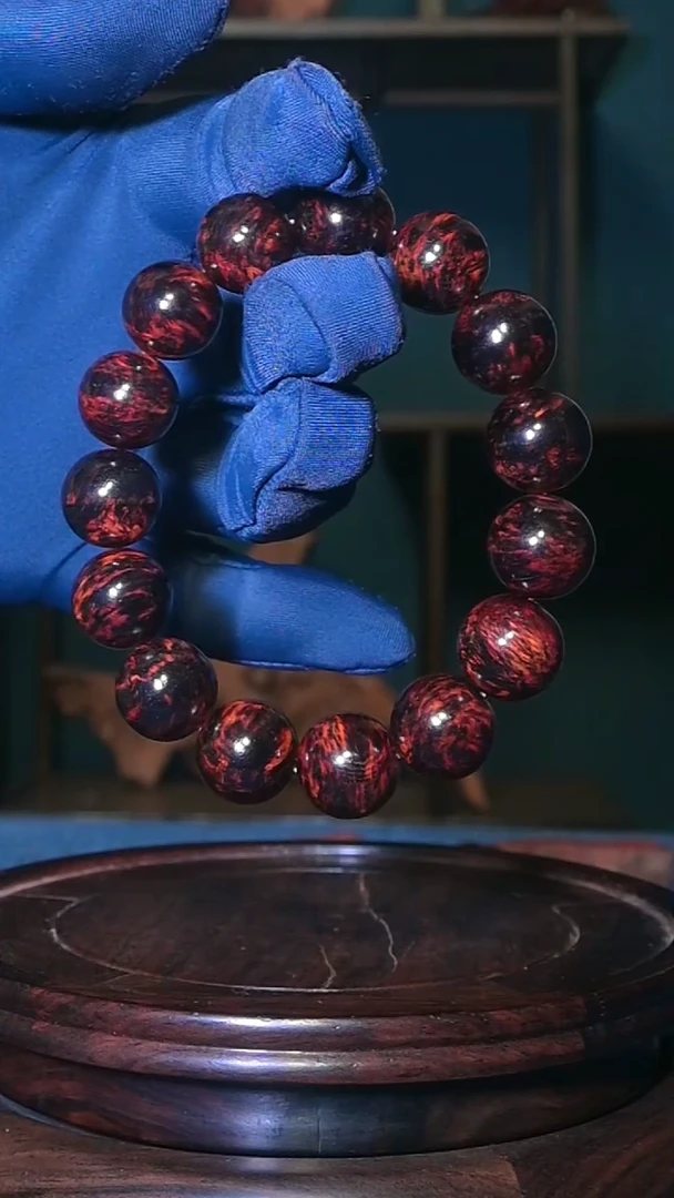 手串/手链黄花梨/降香黄檀8**1海南土埋红降15