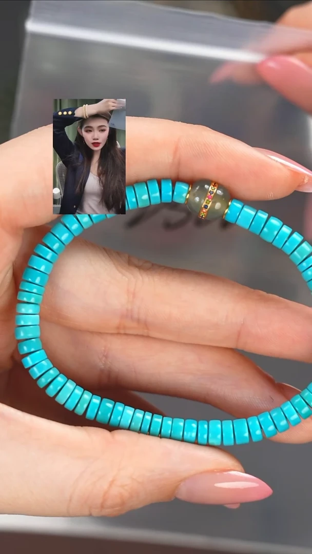 【闪购商品】绿松石手串未镶嵌111111111