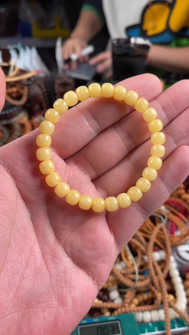 裸石蜜蜡未镶嵌天***豚王胖子文玩工作室定向