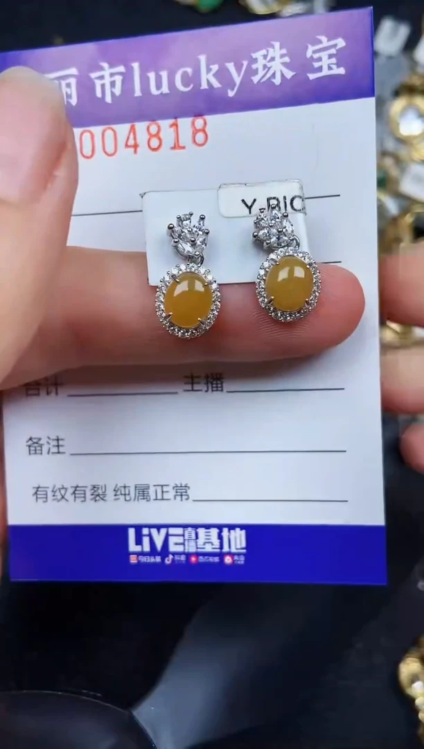 翡翠银S925镶嵌颈饰4818
