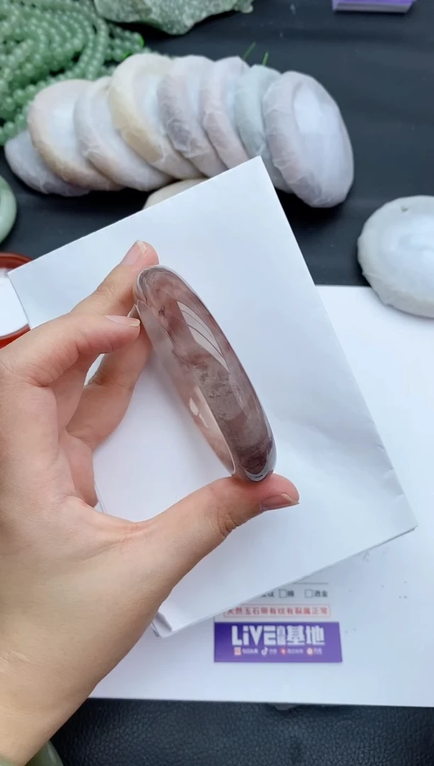 未镶嵌手镯石英质玉143+59/60