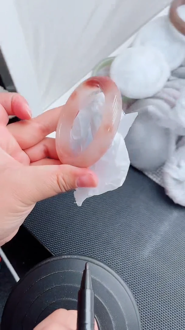 未镶嵌手镯石英质玉81-56-57