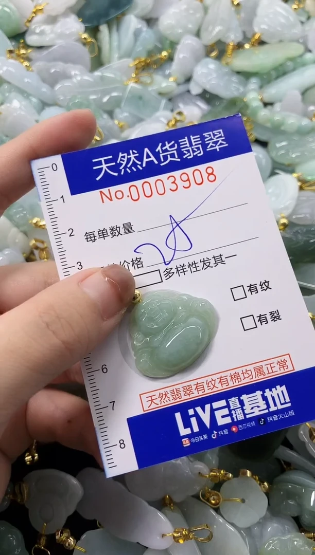 颈饰未镶嵌翡翠天然A货翡翠