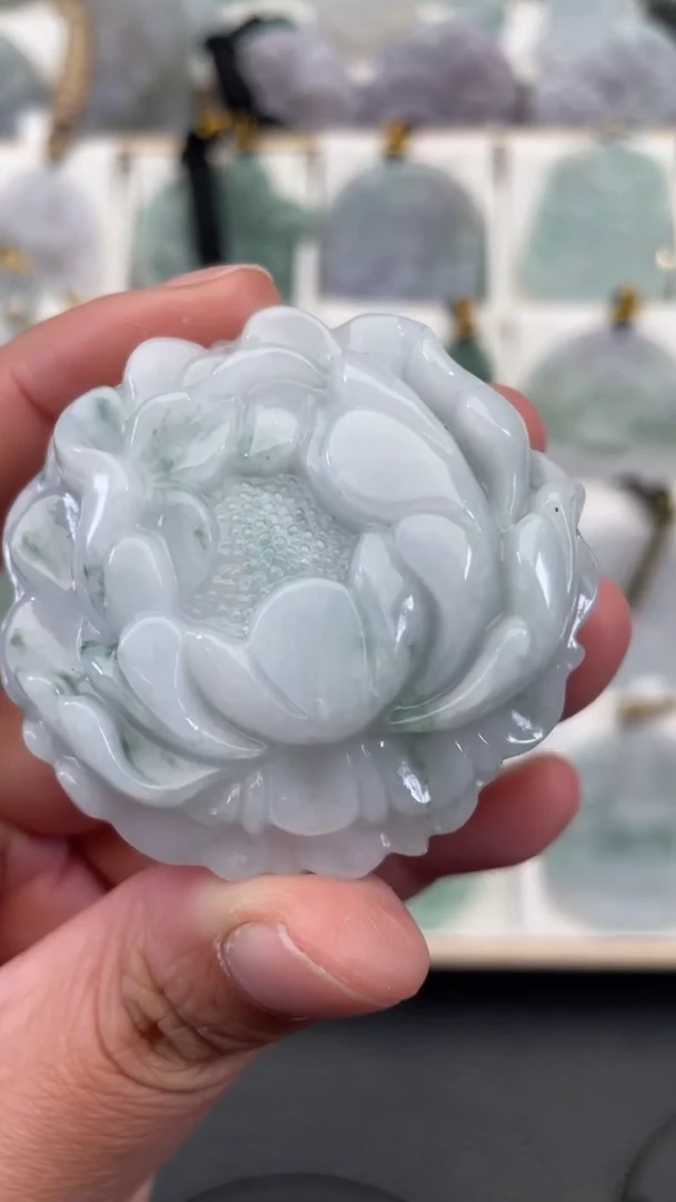 颈饰未镶嵌翡翠天然缅甸翡翠A货365