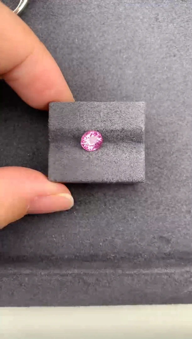 裸石彩色蓝宝石1.3ct粉蓝宝  GH  定制