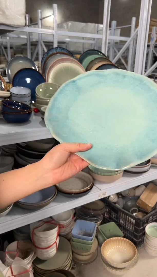 陶瓷外贸尾货瑕疵满20包邮特价孤品清仓X 大盘