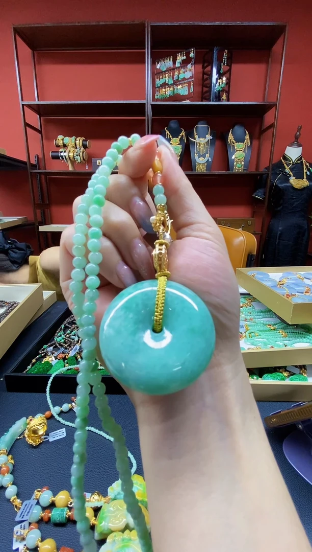 颈饰未镶嵌翡翠翡翠吊坠