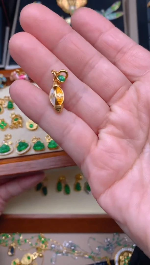 【闪购商品】翡翠项链银S925镶嵌万能扣