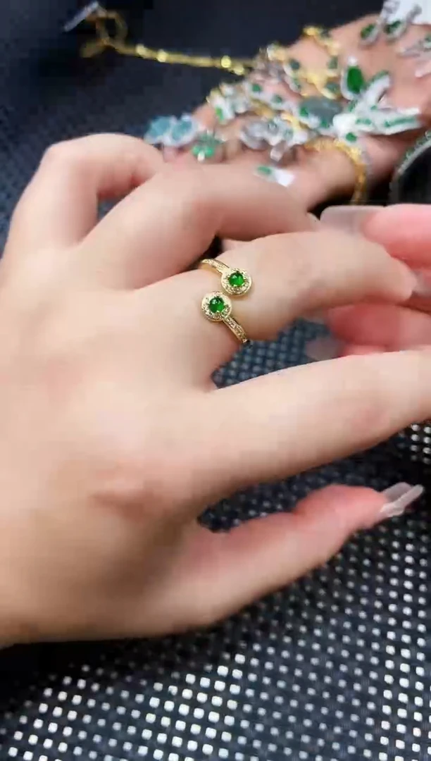 【闪购商品】翡翠未镶嵌戒指11111111
