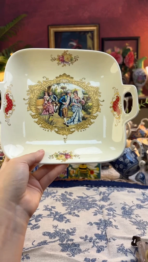 瓷游礼家居 双耳 托盘