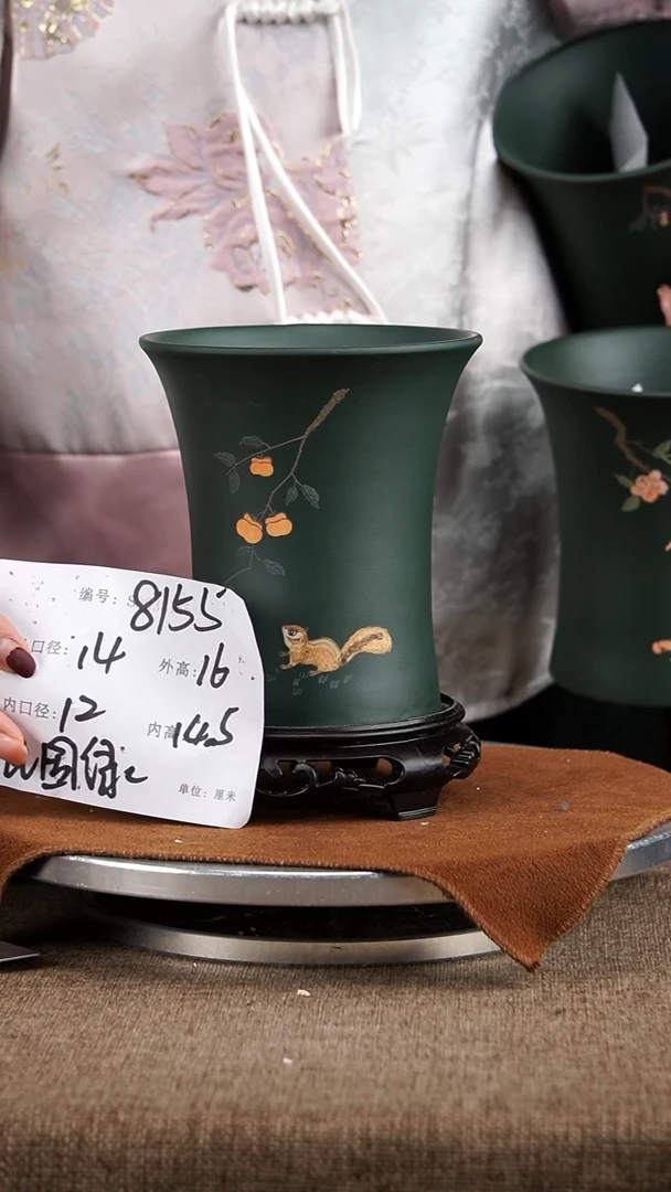 【闪购商品】紫砂花盆紫砂花盆8155