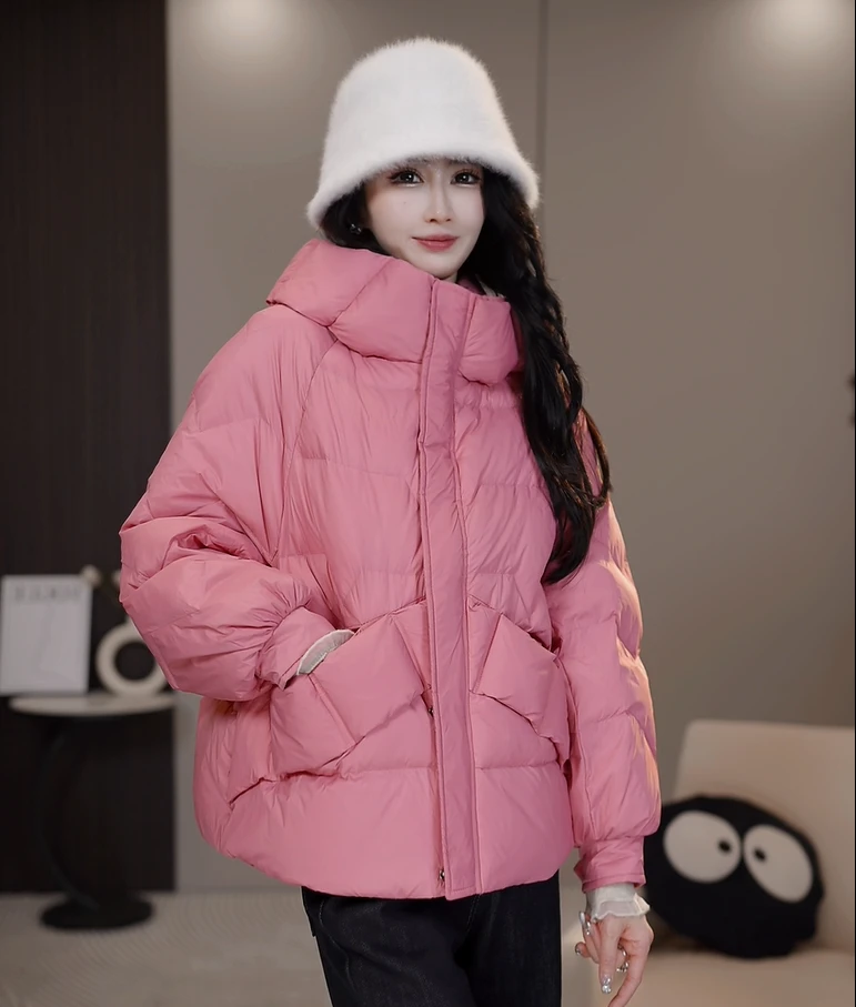 Y-725~726秋季新款中式时尚减龄修身设计百搭气质羽绒服