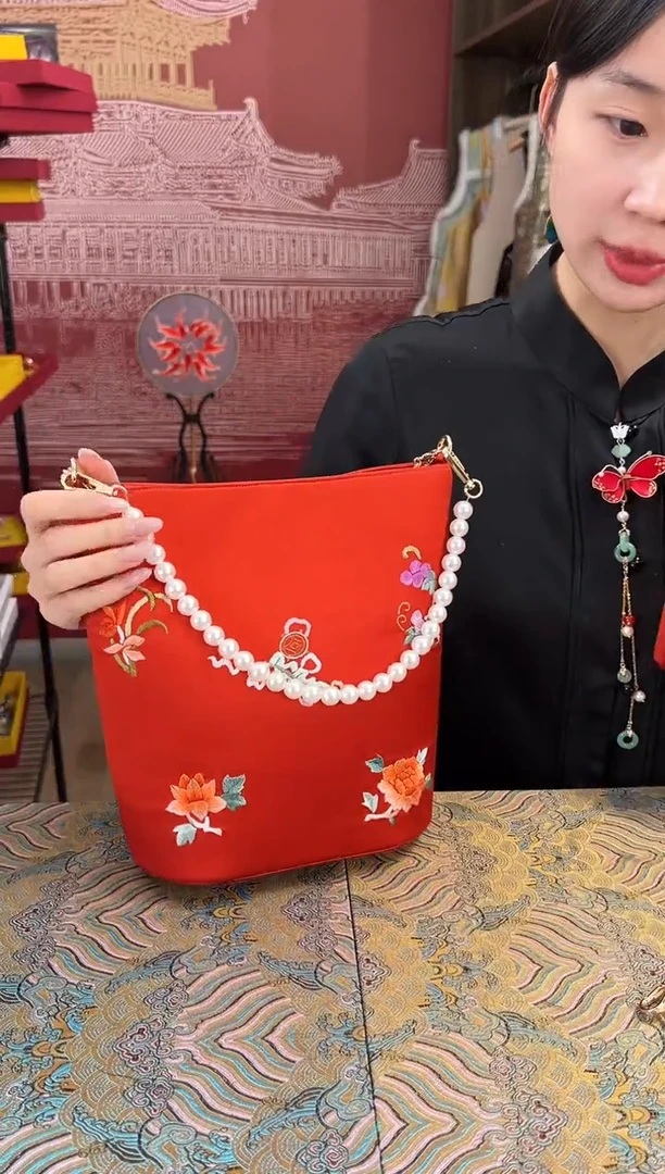 【闪购商品】刺绣苏绣手工刺绣包包