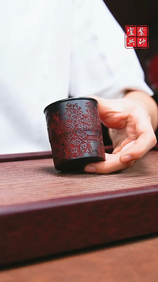 紫砂其他宜兴原矿紫砂   桃花源