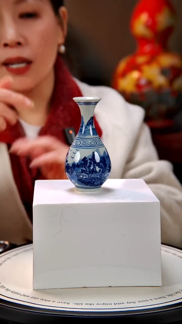 摆件陶景德镇手绘陶瓷6