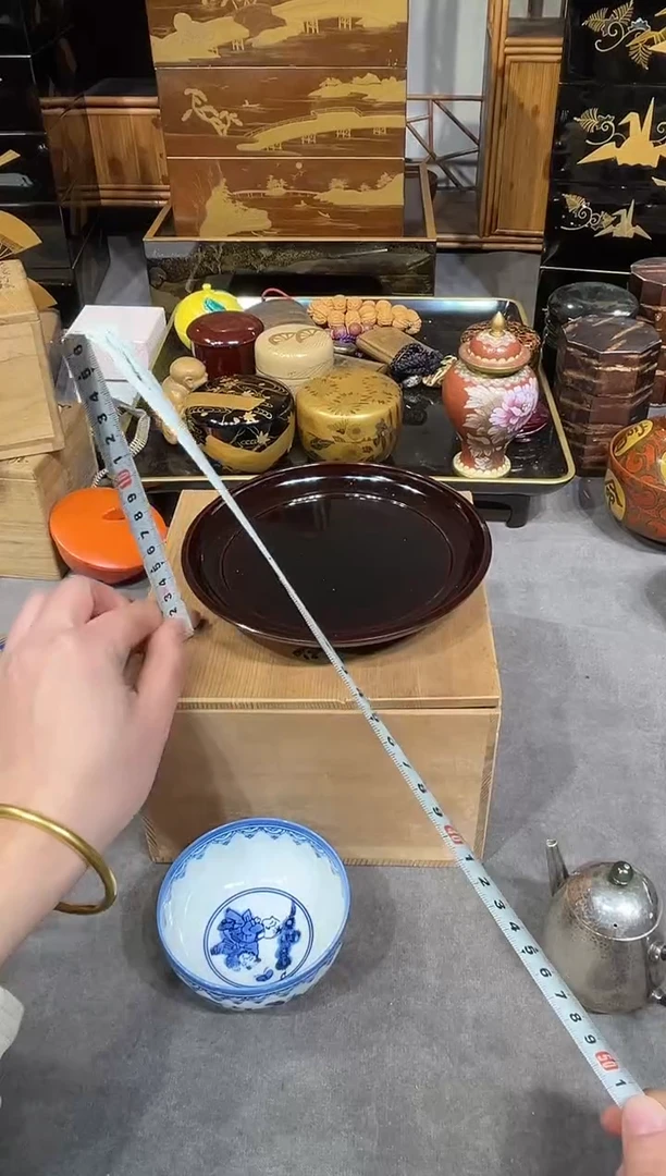 椿皿五只 大漆漆器大漆漆器