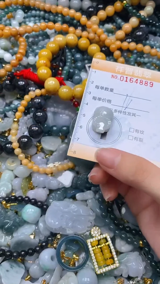翡翠未镶嵌颈饰闪购0164889多样性发其一
