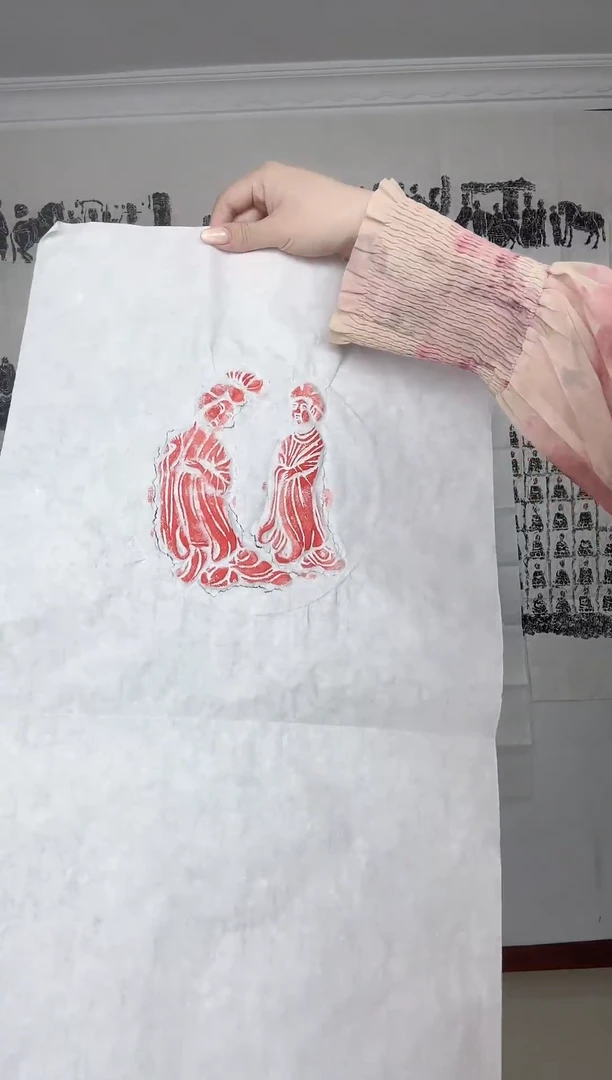 昌化石印石仕女图