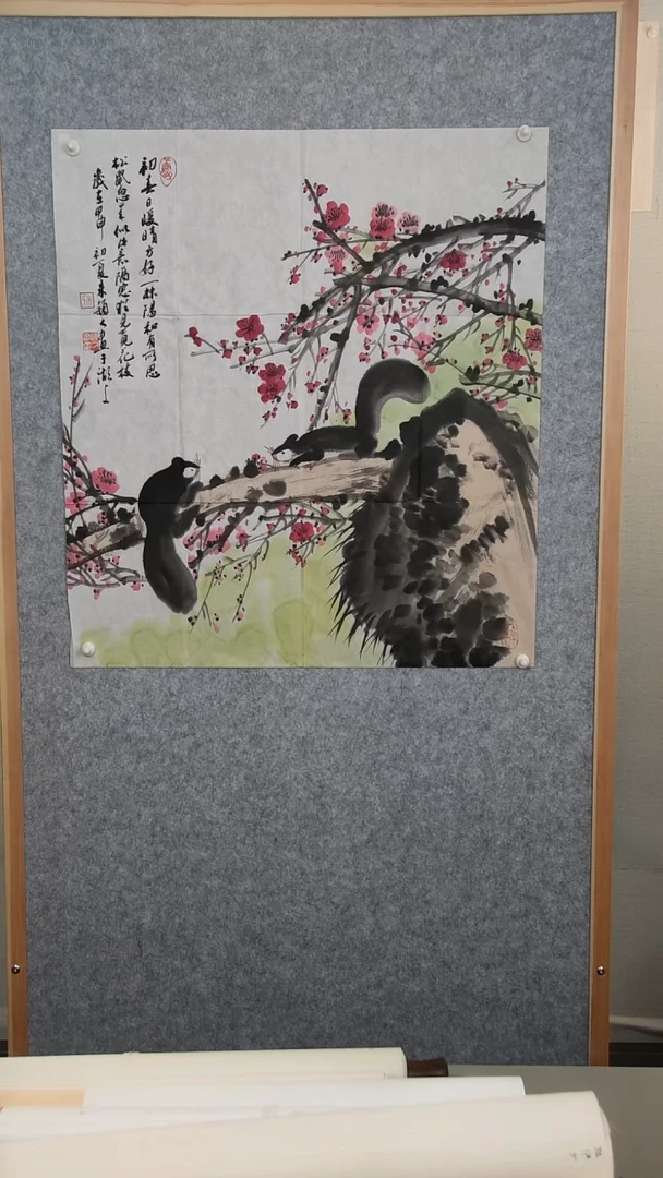 书法江**士朱老师绘画作品4平尺