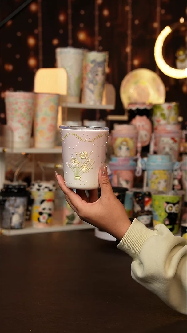 (玉泥）景德镇手工手绘文创陶瓷杯