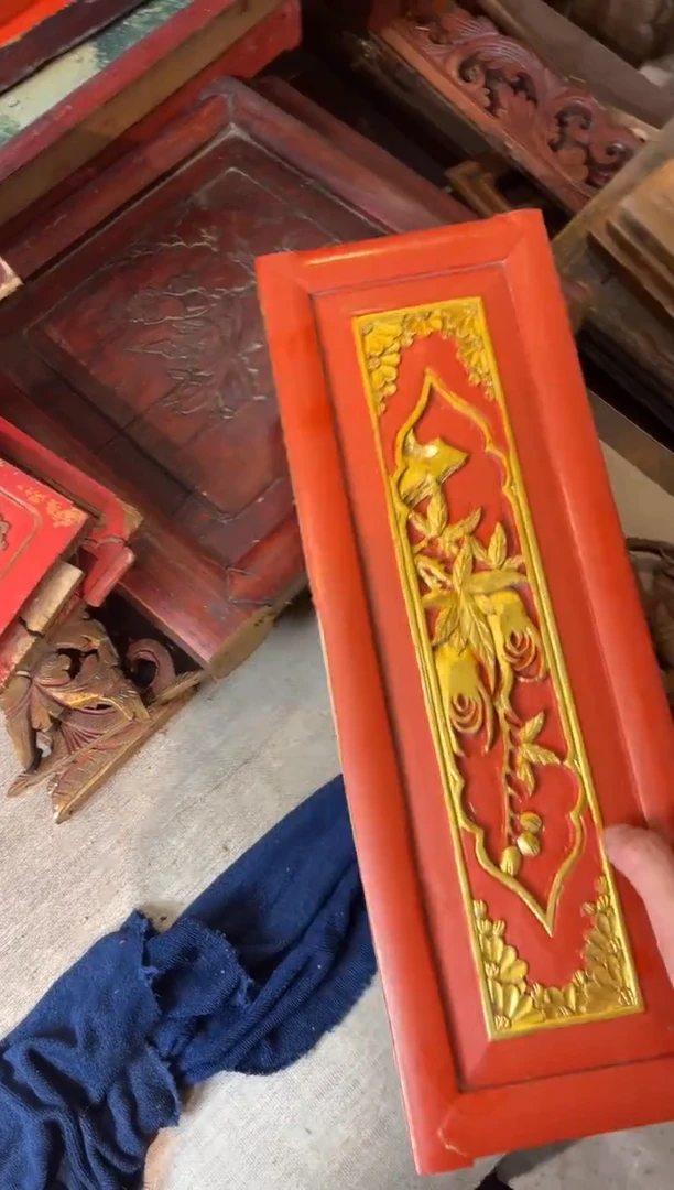 香樟木木雕款施*囍老木雕老物完美主义者勿拍新疆西藏不包邮