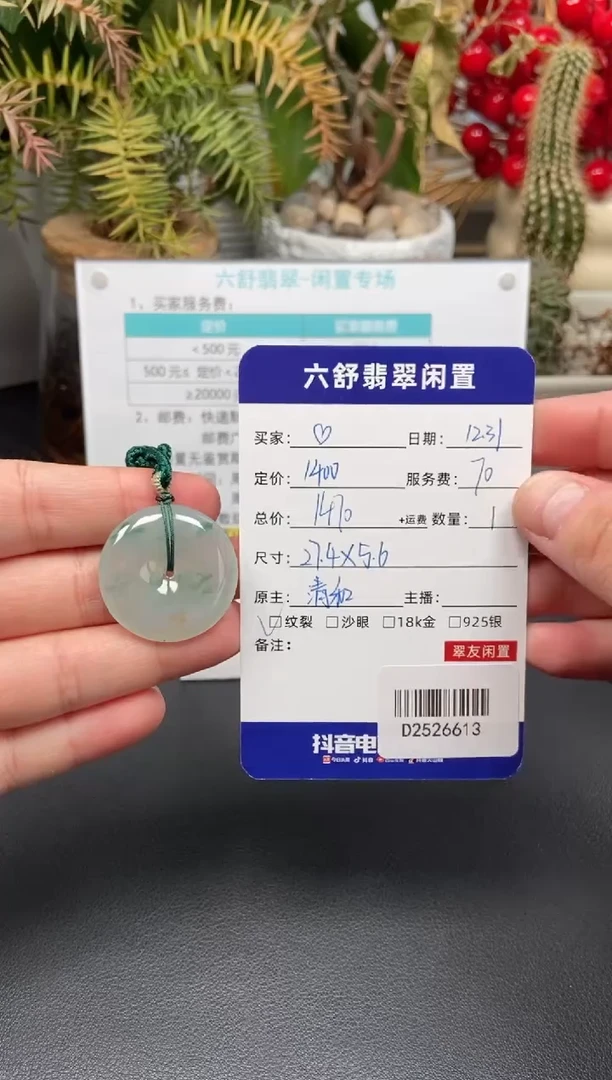 颈饰未镶嵌翡翠?D2526613