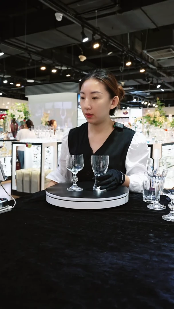 水晶平底款12支酒杯