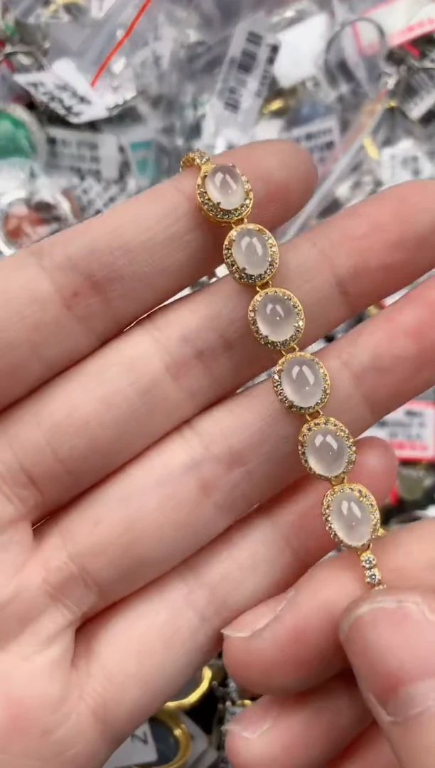 银S925镶嵌戒指翡翠5555----3