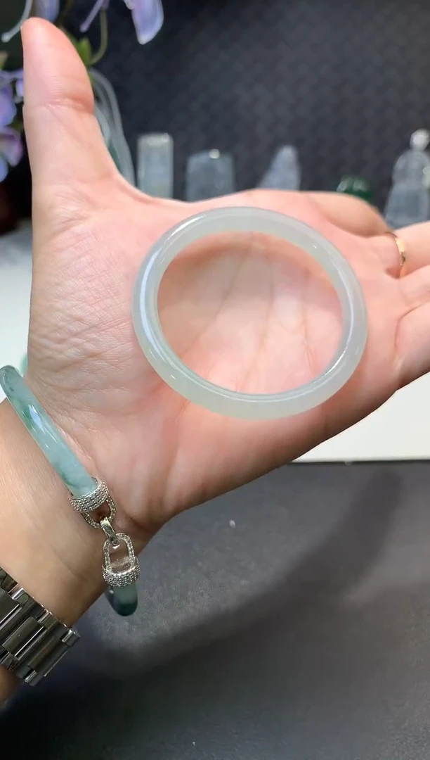 未镶嵌定制翡翠毛货42.5*5.7*5.2